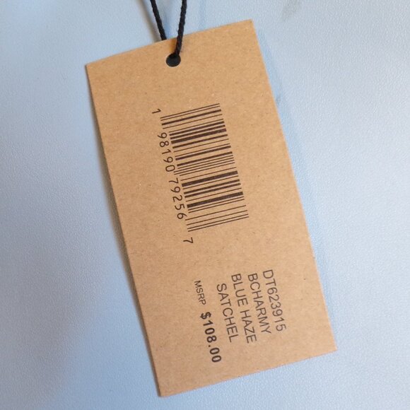 Steve Madden BCharmy Purse, Blue Haze Satchel - Picture 10 of 10